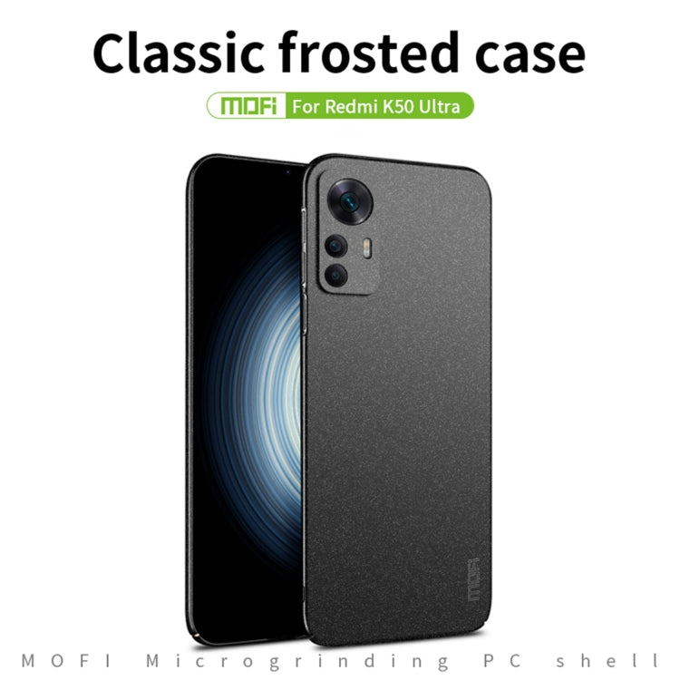 For Xiaomi 12T / 12T Pro / Redmi K50 Ultra MOFI Frosted PC Ultra-thin Hard Phone Case(Red) - Xiaomi Cases by MOFI | Online Shopping UK | buy2fix