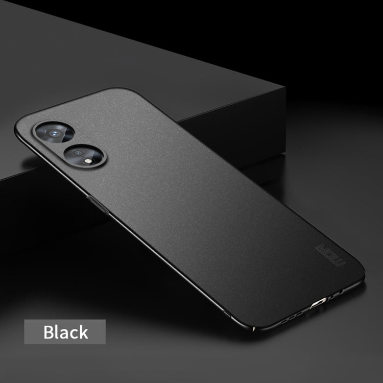 For OPPO A97 5G MOFI Frosted PC Ultra-thin Hard Phone Case(Black) - OPPO Cases by MOFI | Online Shopping UK | buy2fix