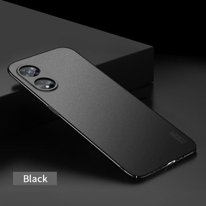 For OPPO A97 5G MOFI Frosted PC Ultra-thin Hard Phone Case(Black) - OPPO Cases by MOFI | Online Shopping UK | buy2fix