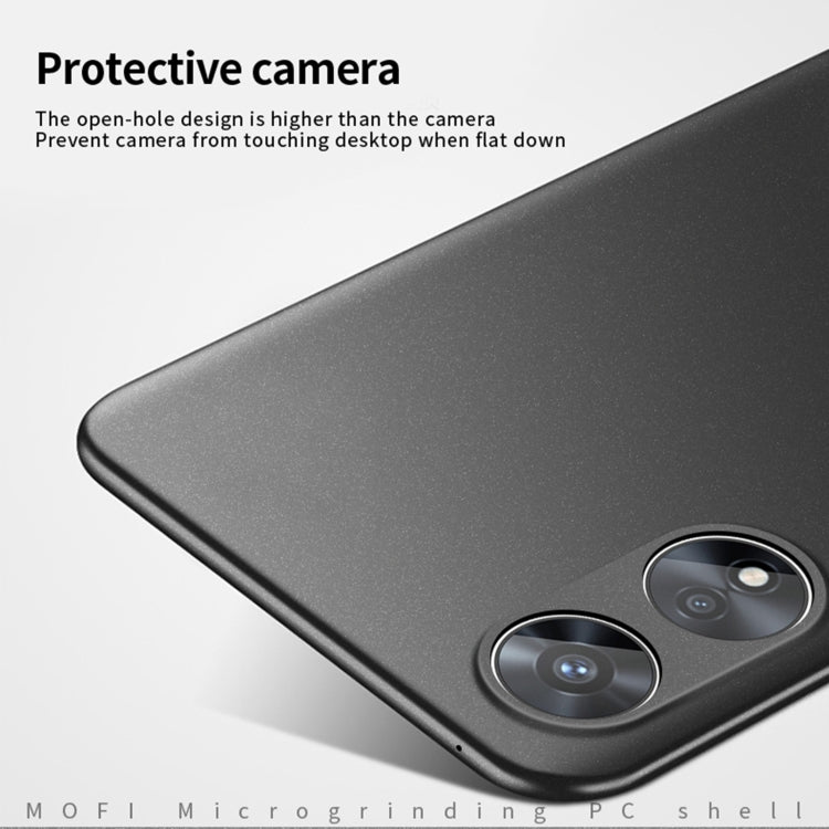 For OPPO A97 5G MOFI Frosted PC Ultra-thin Hard Phone Case(Black) - OPPO Cases by MOFI | Online Shopping UK | buy2fix