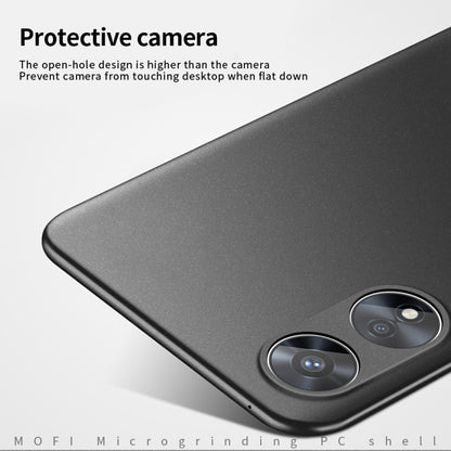 For OPPO A97 5G MOFI Frosted PC Ultra-thin Hard Phone Case(Black) - OPPO Cases by MOFI | Online Shopping UK | buy2fix
