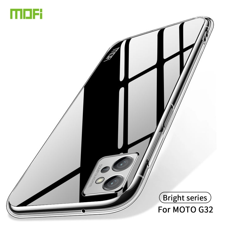 For Motorola Moto G32 MOFI Ming Series Ultra-thin TPU Phone Case(Transparent) - Motorola Cases by MOFI | Online Shopping UK | buy2fix