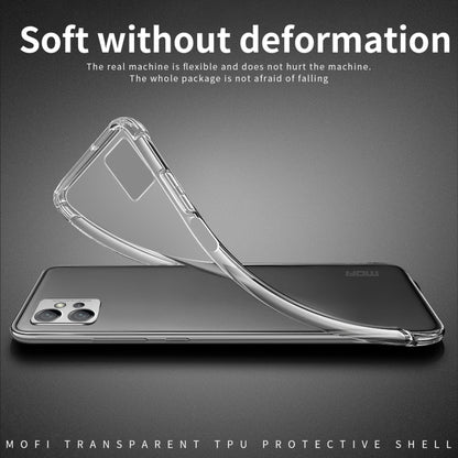 For Motorola Moto G32 MOFI Ming Series Ultra-thin TPU Phone Case(Transparent) - Motorola Cases by MOFI | Online Shopping UK | buy2fix