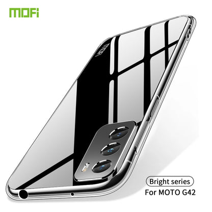 For Motorola Moto G42 MOFI Ming Series Ultra-thin TPU Phone Case(Transparent) - Motorola Cases by MOFI | Online Shopping UK | buy2fix