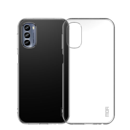 For Motorola Moto G62 5G MOFI Ming Series Ultra-thin TPU Phone Case(Transparent)