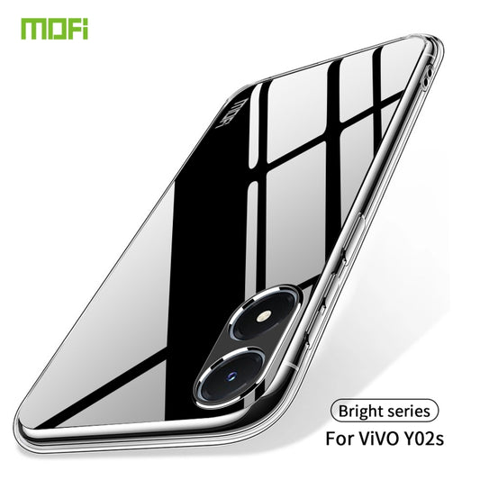 For vivo Y02s MOFI Ming Series Ultra-thin TPU Phone Case(Transparent) - vivo Cases by MOFI | Online Shopping UK | buy2fix