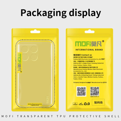 For vivo Y02s MOFI Ming Series Ultra-thin TPU Phone Case(Transparent) - vivo Cases by MOFI | Online Shopping UK | buy2fix