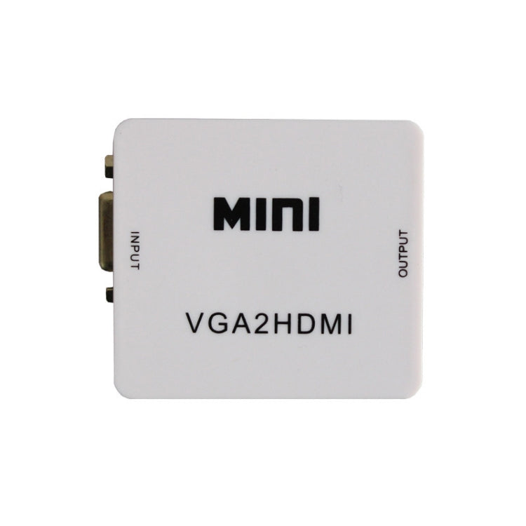 JSM Mini Size HD 1080P VGA to HDMI Scaler Box Audio Video Digital Converter Adapter by buy2fix