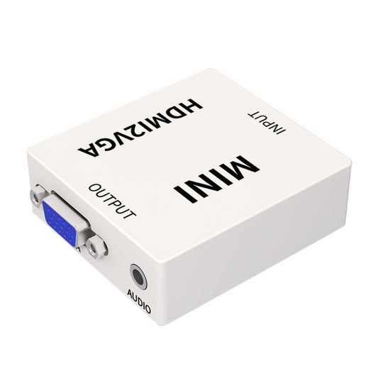 JSM Mini Size HD 1080P HDMI to VGA Audio Video Digital Converter Adapter by buy2fix