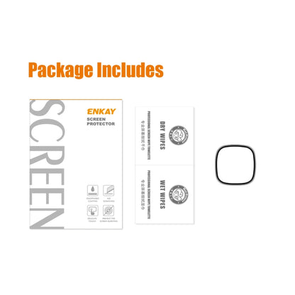 1 PCS For Fitbit Versa 4 / Sense 2 ENKAY 3D Full Coverage Soft PC Edge + PMMA HD Screen Protector Film - Screen Protector by ENKAY | Online Shopping UK | buy2fix
