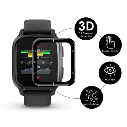 1 PCS For Garmin Venu SQ 2 ENKAY 3D Full Coverage Soft PC Edge + PMMA HD Screen Protector Film(Sport Version) - Screen Protector by ENKAY | Online Shopping UK | buy2fix