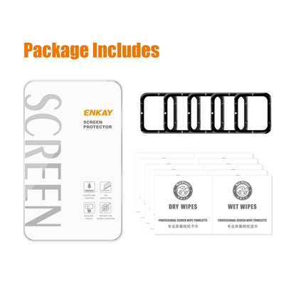 5 PCS For Garmin Venu SQ 2 ENKAY 3D Full Coverage Soft PC Edge + PMMA HD Screen Protector Film(Sport Version) - Screen Protector by ENKAY | Online Shopping UK | buy2fix