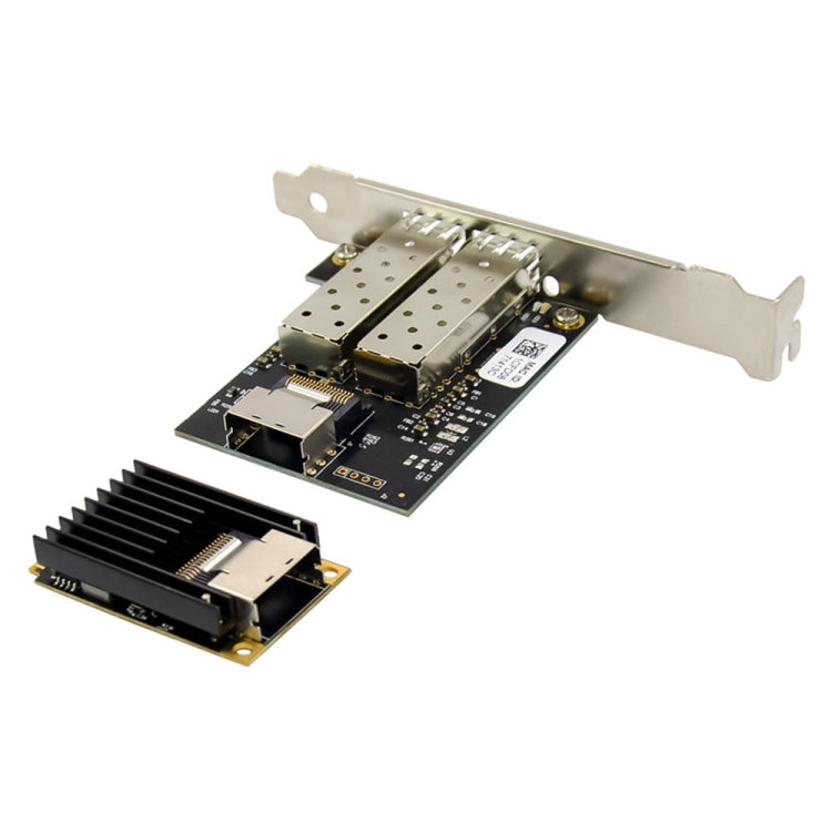 ST7243 MiniPCI-E Dual Interface Fiber Gigabit Fiber Optic SFP Server Network Card by buy2fix