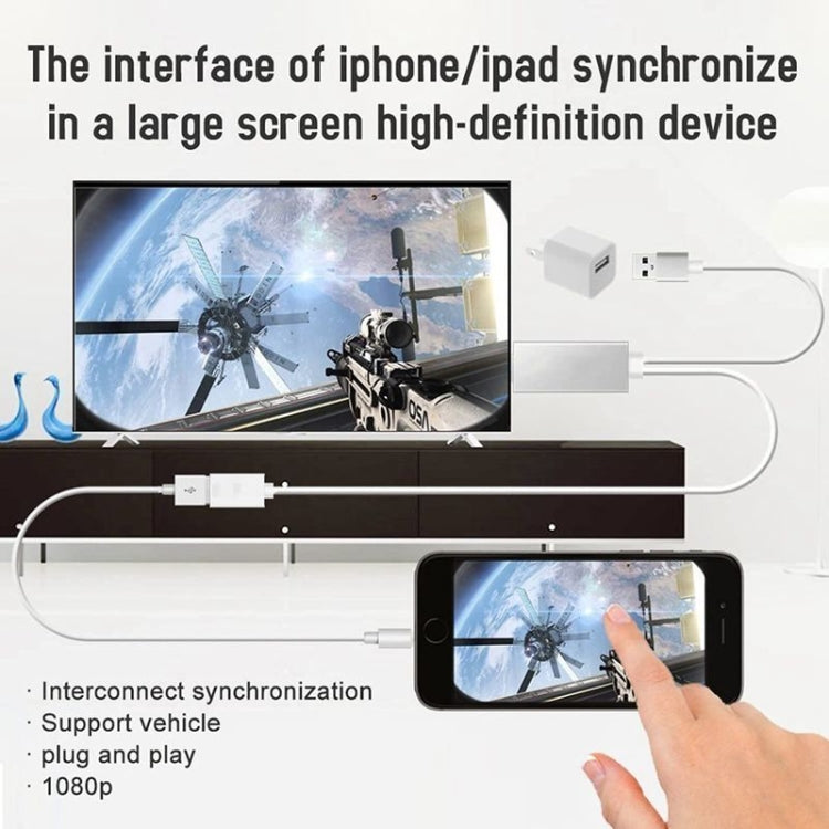 Dongle USB Male + USB Female to HDMI Male 1080P HDMI Cables Adapter by buy2fix