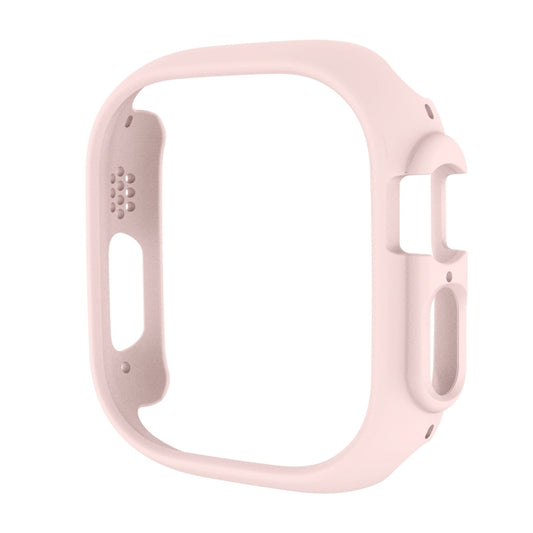 For Apple Watch Ultra 3 / 2 / 1 49mm ENKAY 2 in 1 PC Case + Full Coverage 9H Tempered Glass Film(Pink) - Watch Cases by ENKAY | Online Shopping UK | buy2fix