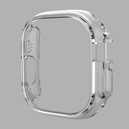 For Apple Watch Ultra 3 / 2 / 1 49mm ENKAY 2 in 1 PC Case + Full Coverage 9H Tempered Glass Film(Transparent) - Watch Cases by ENKAY | Online Shopping UK | buy2fix