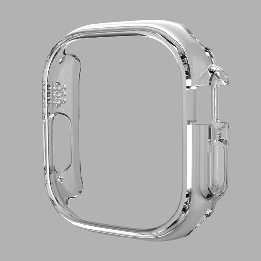 For Apple Watch Ultra 3 / 2 / 1 49mm ENKAY 2 in 1 PC Case + Full Coverage 9H Tempered Glass Film(Transparent) - Watch Cases by ENKAY | Online Shopping UK | buy2fix