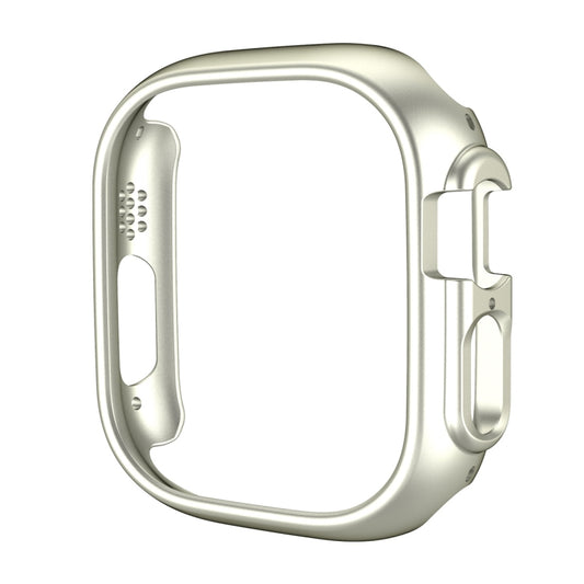 For Apple Watch Ultra 3 / 2 / 1 49mm ENKAY 2 in 1 PC Case + Full Coverage 9H Tempered Glass Film(Silver) - Watch Cases by ENKAY | Online Shopping UK | buy2fix