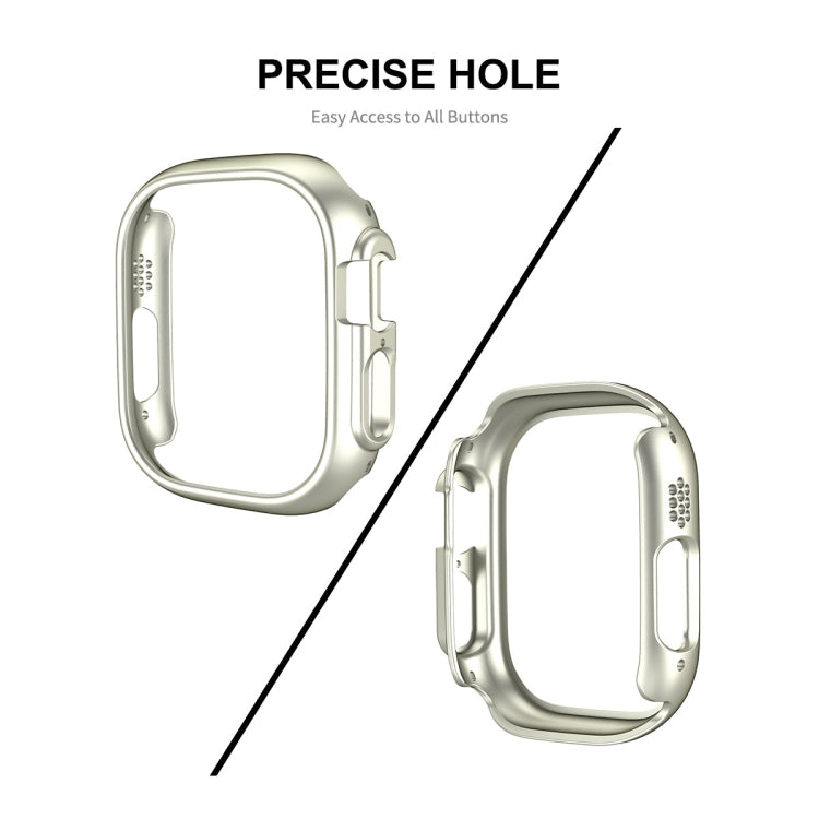 For Apple Watch Ultra 3 / 2 / 1 49mm ENKAY 2 in 1 PC Case + Full Coverage 9H Tempered Glass Film(Transparent) - Watch Cases by ENKAY | Online Shopping UK | buy2fix