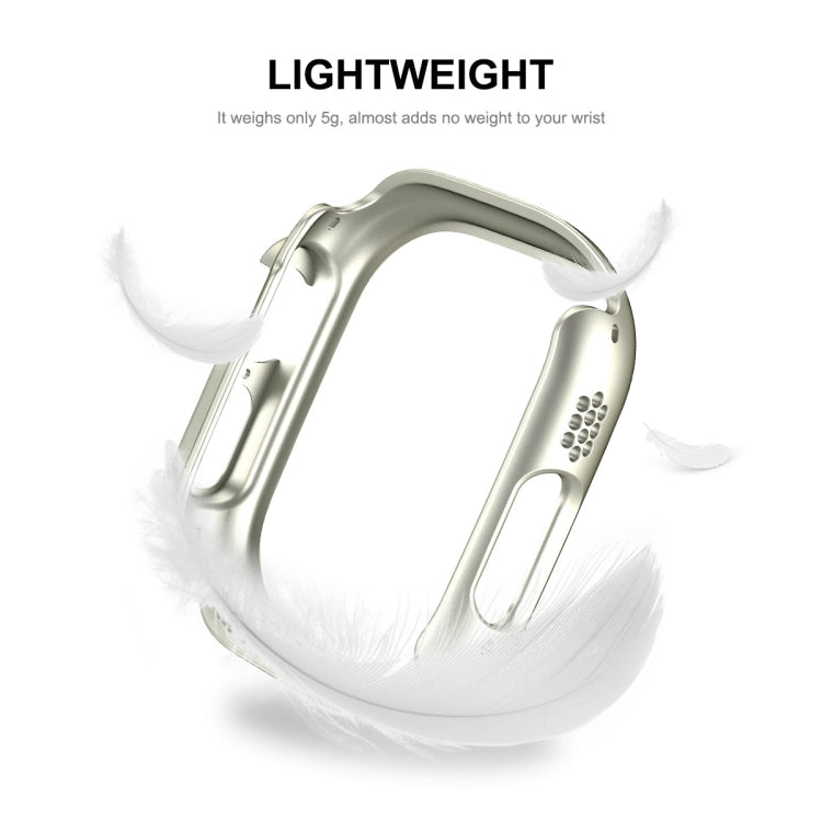 For Apple Watch Ultra 3 / 2 / 1 49mm ENKAY 2 in 1 PC Case + Full Coverage 9H Tempered Glass Film(Transparent) - Watch Cases by ENKAY | Online Shopping UK | buy2fix