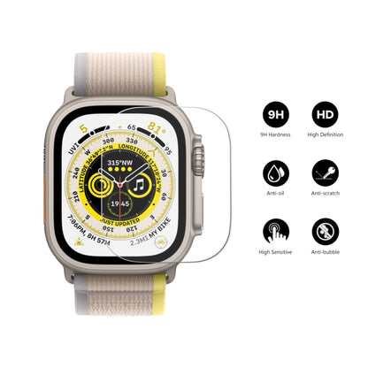 For Apple Watch Ultra 1 / 2 / 3 49mm 2pcs ENKAY 0.2mm 9H Tempered Glass Watch Film - Screen Protector by ENKAY | Online Shopping UK | buy2fix