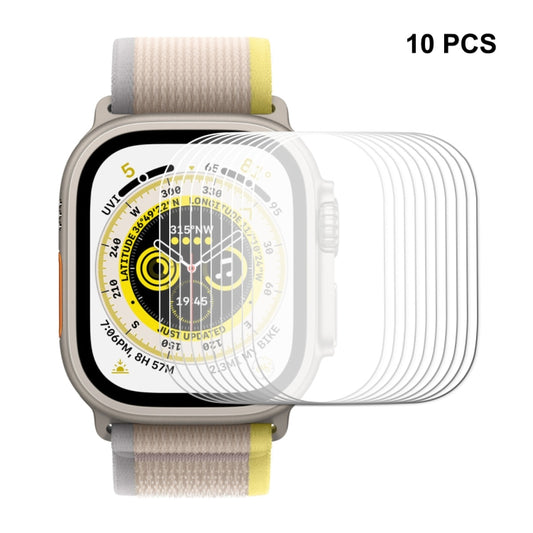 For Apple Watch Ultra 1 / 2 / 3 49mm 10pcs ENKAY 0.2mm 9H Tempered Glass Watch Film - Screen Protector by ENKAY | Online Shopping UK | buy2fix