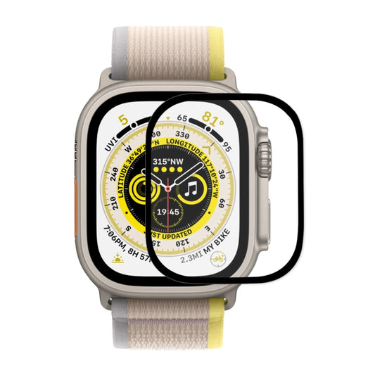 For Apple Watch Ultra 1 / 2 / 3 49mm ENKAY 9H Full Cover Tempered Glass Watch Film - Screen Protector by ENKAY | Online Shopping UK | buy2fix