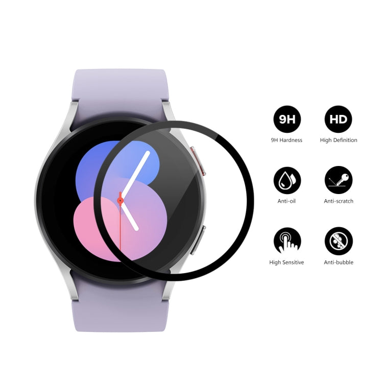 10 PCS For Samsung Galaxy Watch5 40mm ENKAY 9H Full Cover Tempered Glass Watch Film - Screen Protector by ENKAY | Online Shopping UK | buy2fix