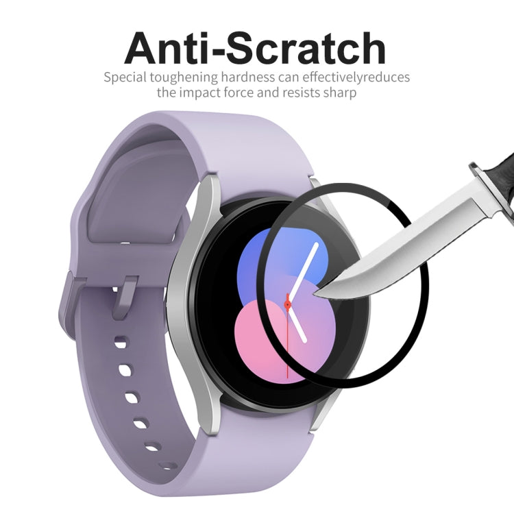 10 PCS For Samsung Galaxy Watch5 40mm ENKAY 9H Full Cover Tempered Glass Watch Film - Screen Protector by ENKAY | Online Shopping UK | buy2fix
