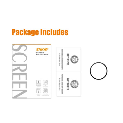 1 PCS For Samsung Galaxy Watch5 44mm ENKAY 9H Full Cover Tempered Glass Watch Film - Screen Protector by ENKAY | Online Shopping UK | buy2fix
