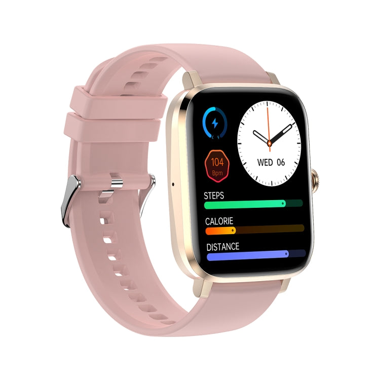 HK20 1.85 inch Color Screen Smart Watch,Support Heart Rate Monitoring/Blood Pressure Monitoring(Gold) by buy2fix