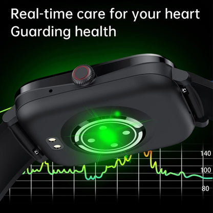HK20 1.85 inch Color Screen Smart Watch,Support Heart Rate Monitoring/Blood Pressure Monitoring(Gold) by buy2fix