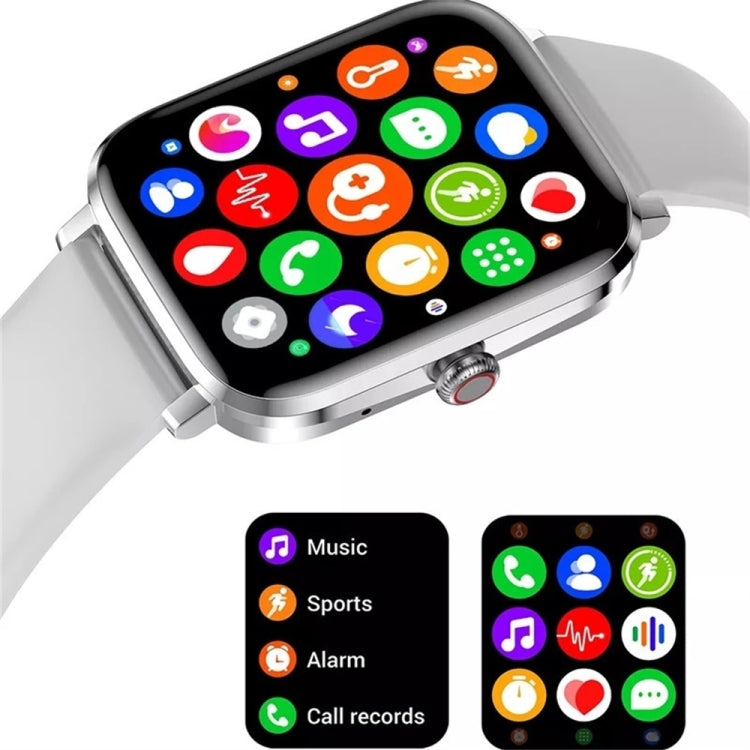 HK20 1.85 inch Color Screen Smart Watch,Support Heart Rate Monitoring/Blood Pressure Monitoring(Gold) by buy2fix