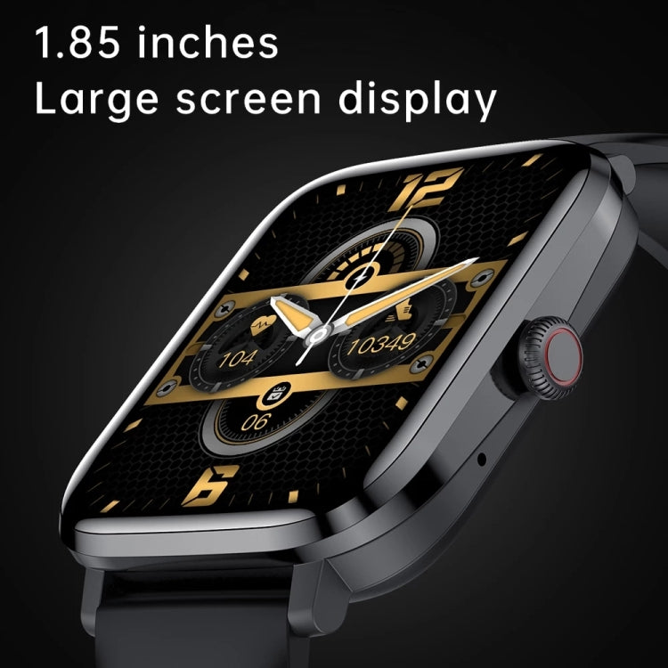 HK20 1.85 inch Color Screen Smart Watch,Support Heart Rate Monitoring/Blood Pressure Monitoring(Gold) by buy2fix