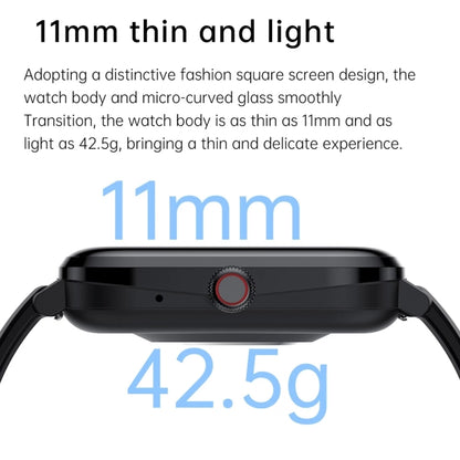 HK20 1.85 inch Color Screen Smart Watch,Support Heart Rate Monitoring/Blood Pressure Monitoring(Gold) by buy2fix