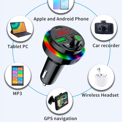 F17 3.1A Dual USB Charger Bluetooth 5.0 Car MP3 Player - Bluetooth Car Kits by buy2fix | Online Shopping UK | buy2fix