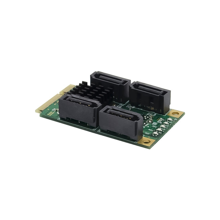 ST549 MINI PCI-E to 4 Ports SATA3.0 Expansion Card for Desktop by buy2fix
