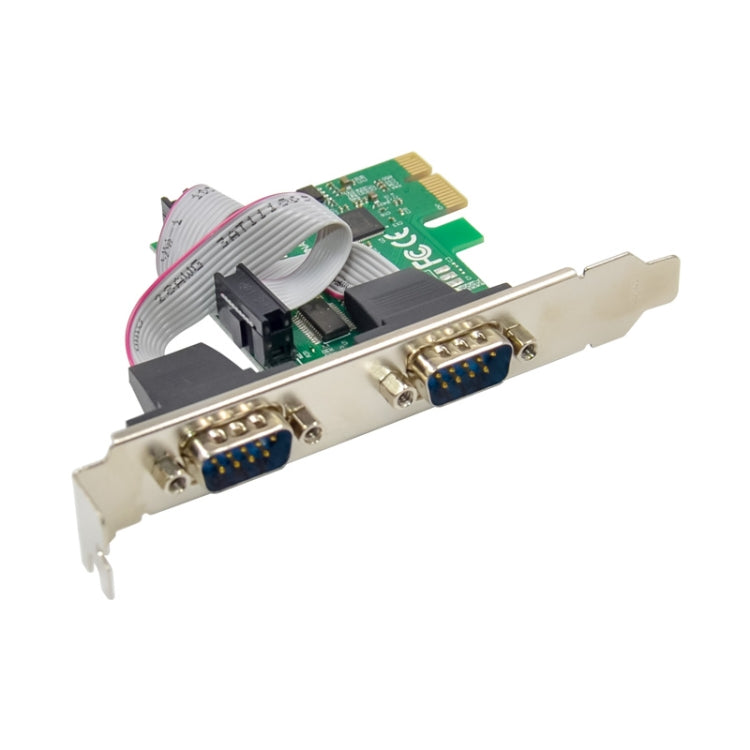 ST316 2 Ports RS232 To PCIE Converter Card AX99100 Chipset by buy2fix