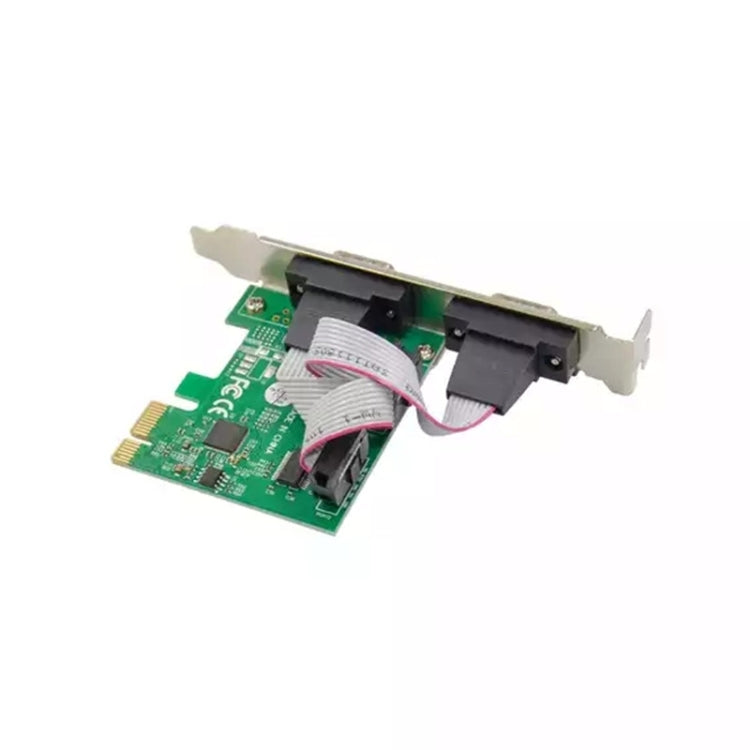 ST316 2 Ports RS232 To PCIE Converter Card AX99100 Chipset by buy2fix