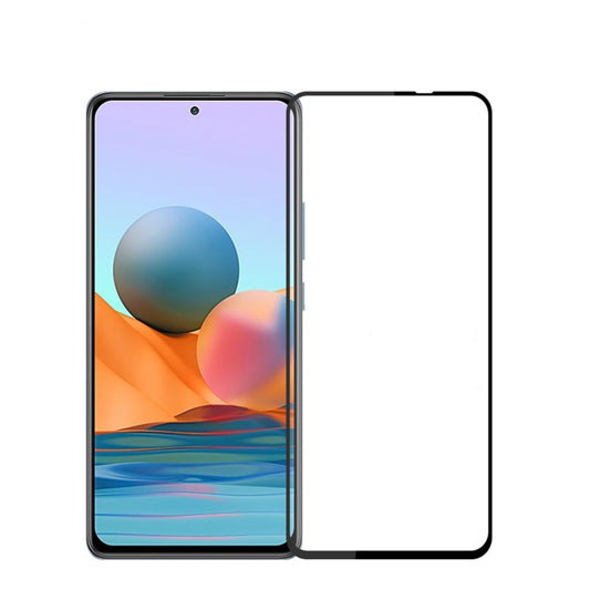 For Xiaomi Poco M5S MOFI 9H 2.5D Full Screen Tempered Glass Film(Black) -  by MOFI | Online Shopping UK | buy2fix