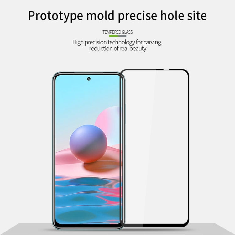For Xiaomi Poco M5S MOFI 9H 2.5D Full Screen Tempered Glass Film(Black) -  by MOFI | Online Shopping UK | buy2fix