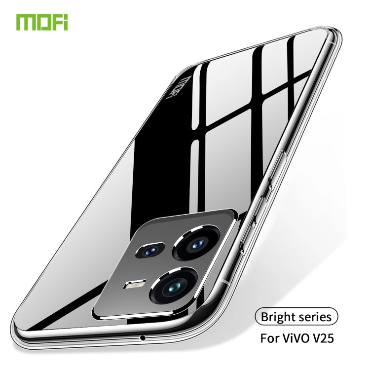 For vivo V25 MOFI Ming Series Ultra-thin TPU Phone Case(Transparent) - vivo Cases by MOFI | Online Shopping UK | buy2fix