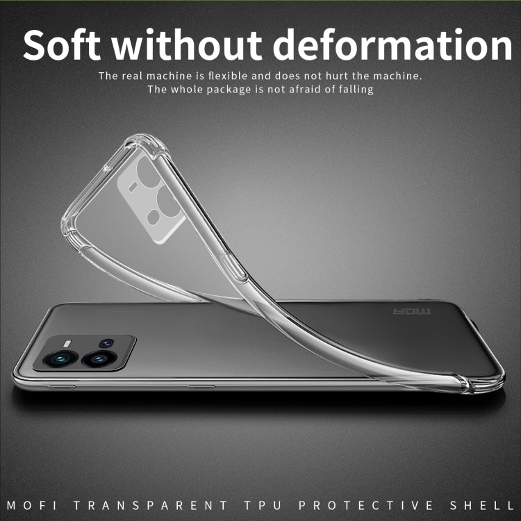 For vivo V25 MOFI Ming Series Ultra-thin TPU Phone Case(Transparent) - vivo Cases by MOFI | Online Shopping UK | buy2fix