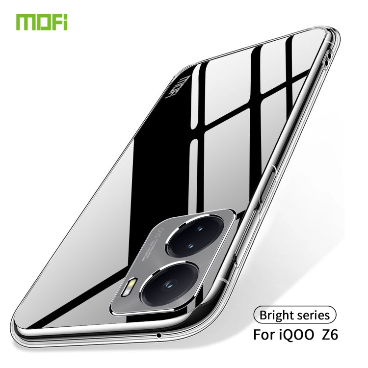 For vivo iQOO Z6 MOFI Ming Series Ultra-thin TPU Phone Case(Transparent) - vivo Cases by MOFI | Online Shopping UK | buy2fix