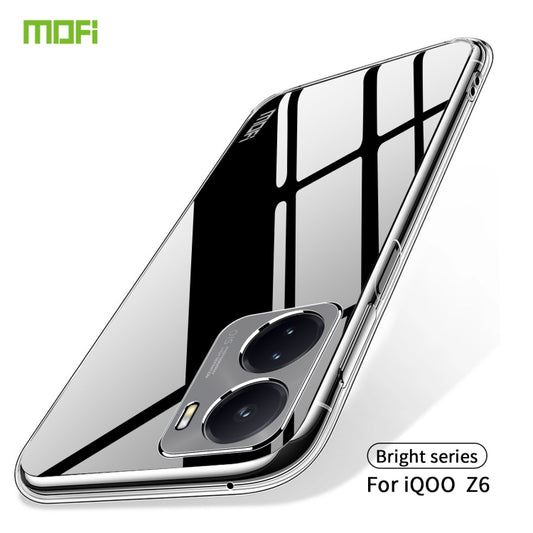For vivo iQOO Z6 MOFI Ming Series Ultra-thin TPU Phone Case(Transparent) - vivo Cases by MOFI | Online Shopping UK | buy2fix