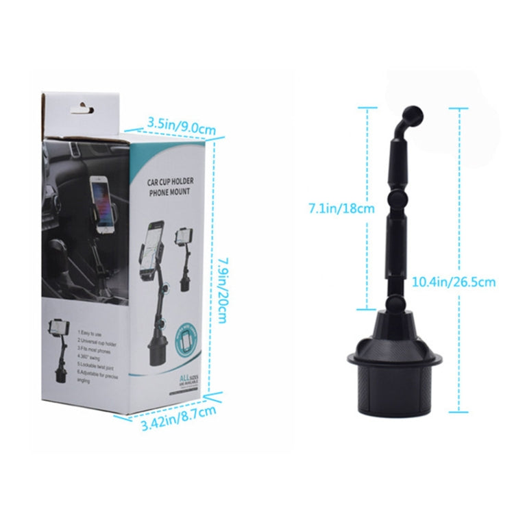 X033 360 Degree Car Phone Mount Adjustable Gooseneck Cup Holder - Car Drink Holders by buy2fix | Online Shopping UK | buy2fix