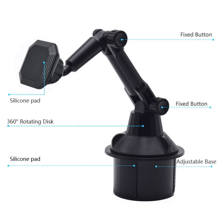 X033 360 Degree Car Phone Mount Adjustable Gooseneck Cup Holder - Car Drink Holders by buy2fix | Online Shopping UK | buy2fix