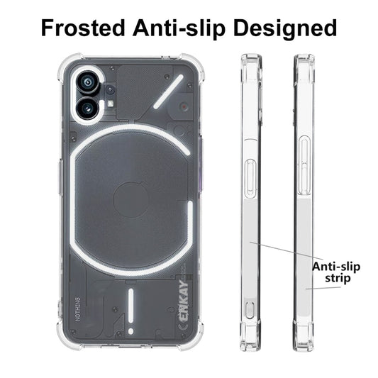 For Nothing Phone 1 ENKAY Clear TPU Shockproof Phone Case - Nothing Cases by ENKAY | Online Shopping UK | buy2fix