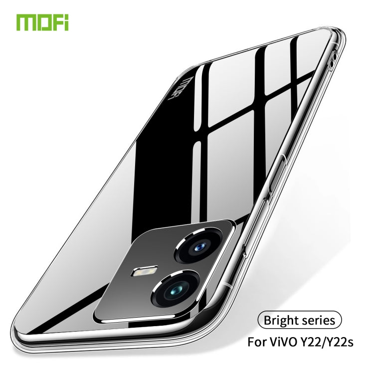 For vivo Y22 / Y22s MOFI Ming Series Ultra-thin TPU Phone Case(Transparent) - vivo Cases by MOFI | Online Shopping UK | buy2fix