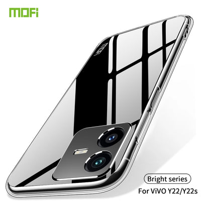 For vivo Y22 / Y22s MOFI Ming Series Ultra-thin TPU Phone Case(Transparent) - vivo Cases by MOFI | Online Shopping UK | buy2fix